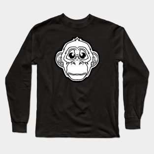 Sad Monkey Long Sleeve T-Shirt